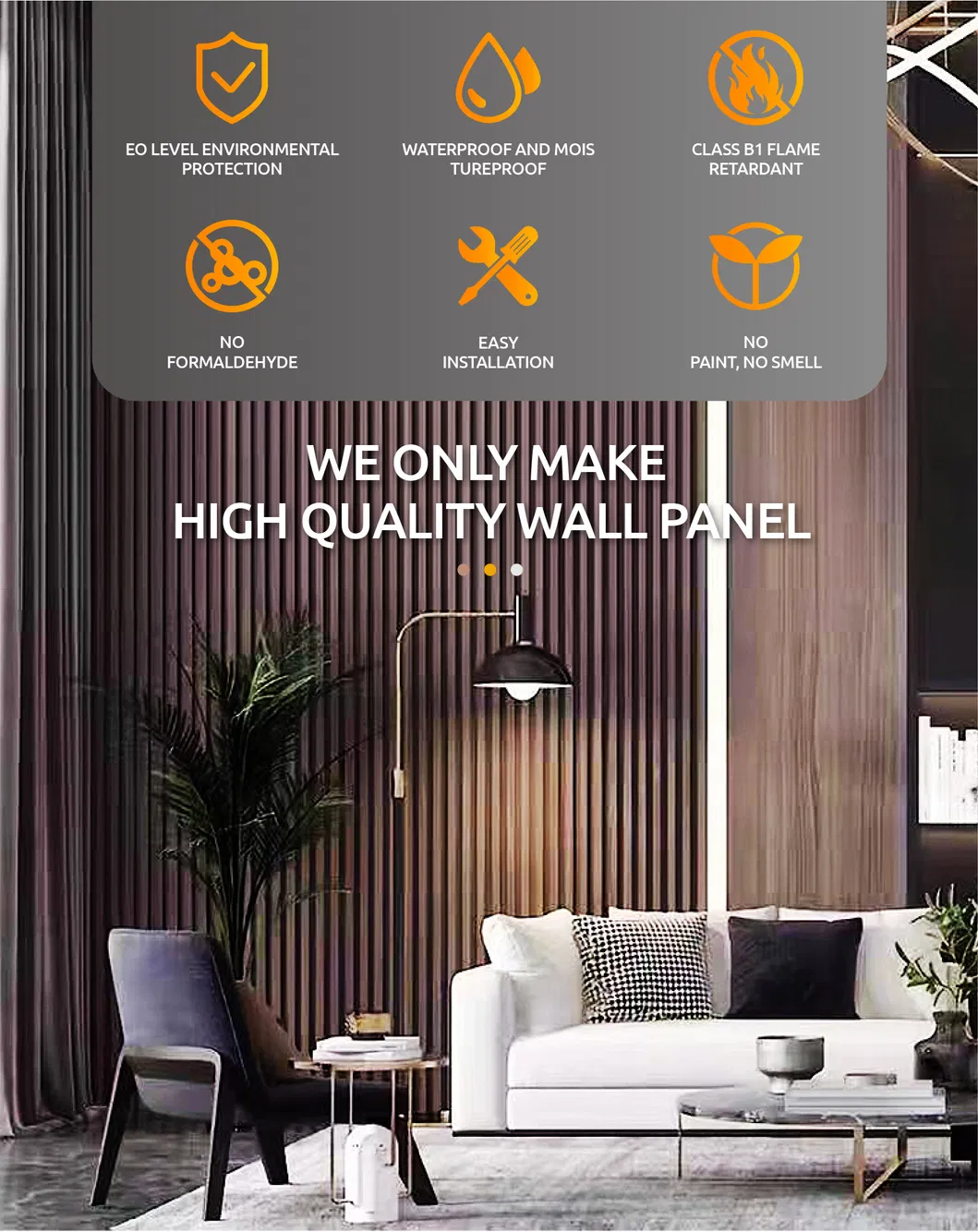 WPC Wall Panel Texture