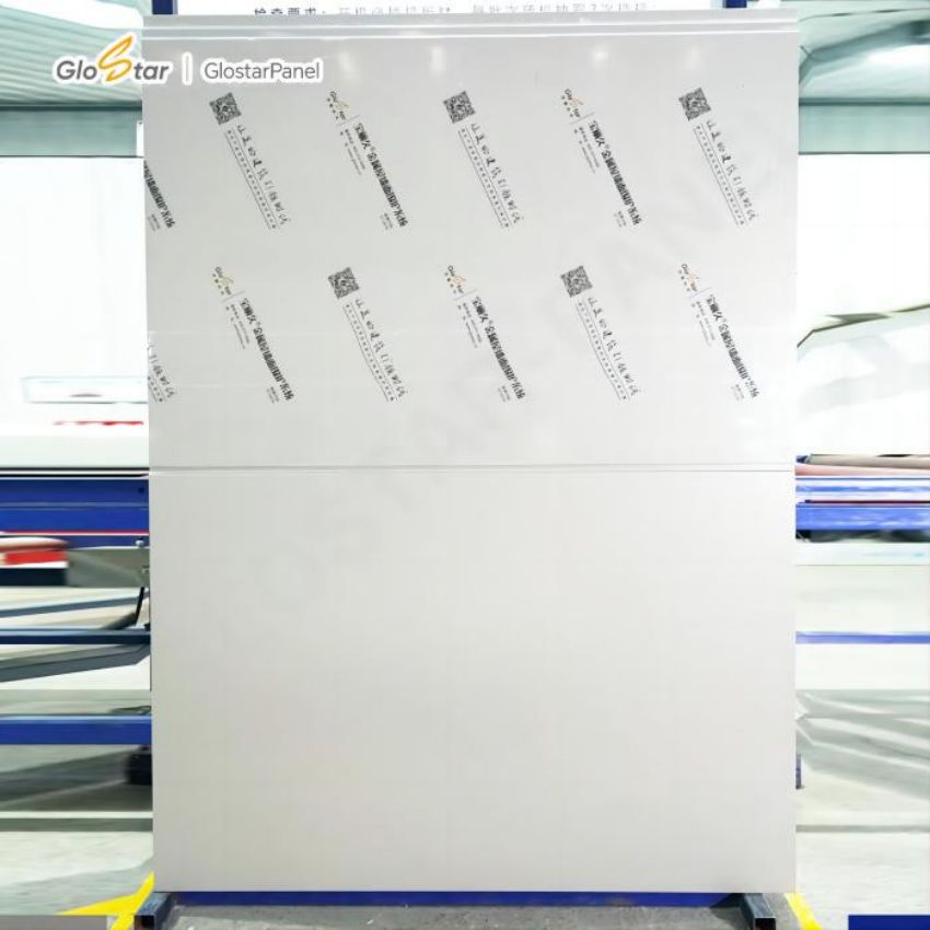 Fireproof Rockwool Sandwich Wall Panel for Workshop with CE