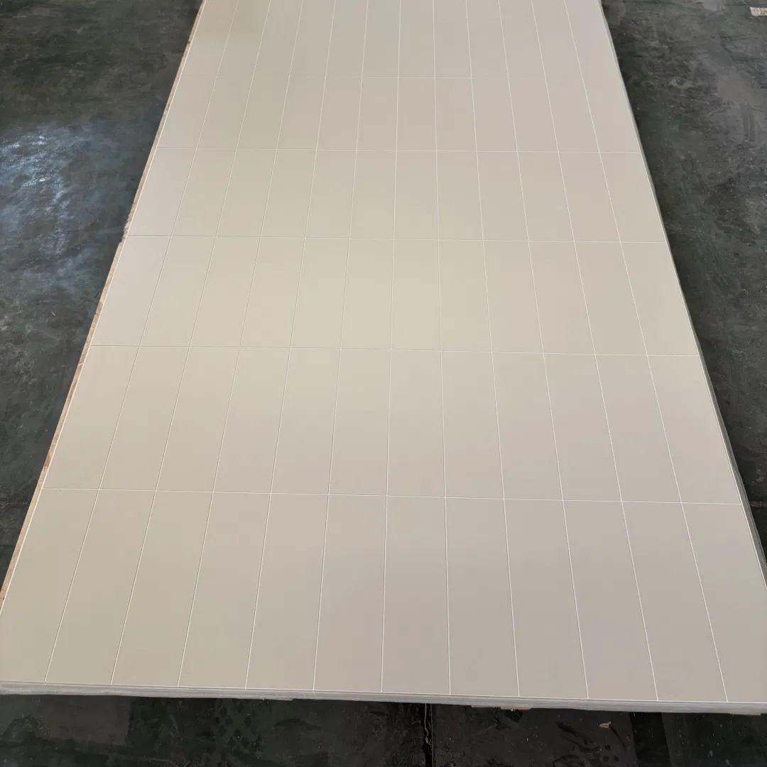 China Factory Wood Stone Durable Tile Replacement Board 3D Printed Spc Wall Panel for Hotel and Restaurant Decor Interior