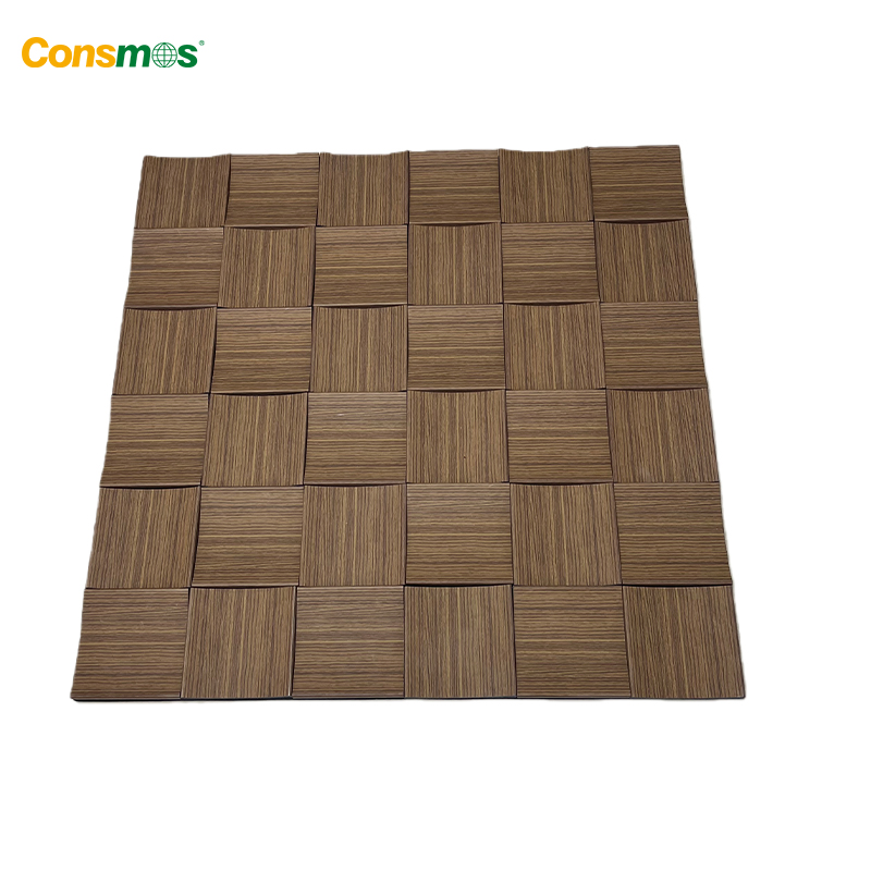 Natural Oak Slatted Sound Absorbing Ceiling Paneles De MDF Acoustic Panel Wood Wall