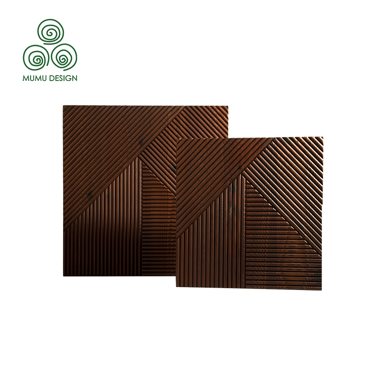 Modern Stylish Premium High Quality Solid Natural Wood Decorative Home Interior Cladding Wall Panel