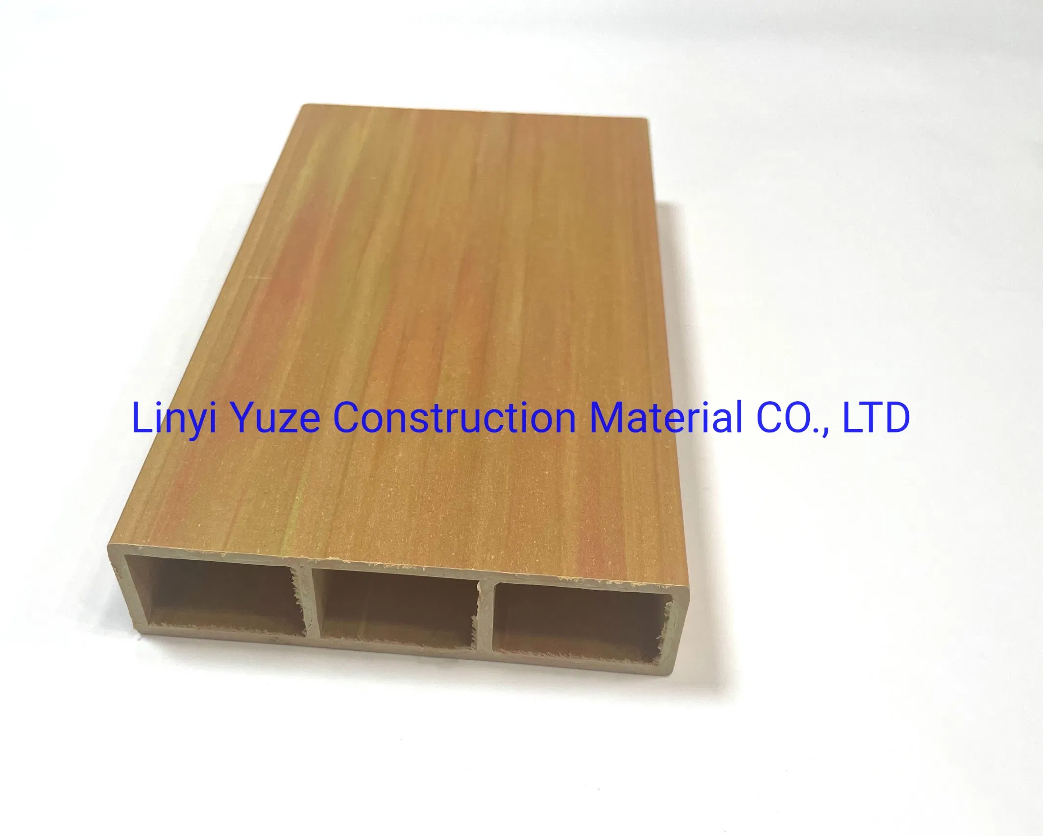 WPC PVC Interior Partition Wall Panel Decoration Plastic Composite Column Timber Tubes Decoration 38*12mm