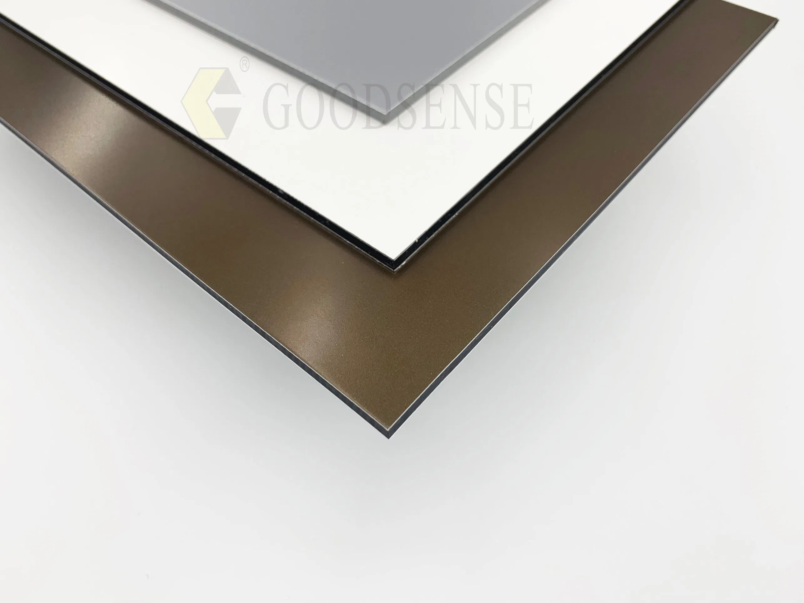 Manufacture Supplier A1 B2 Fireproof Fire Resistance 3003 2005 ACP Acm Wooden Aluminum Composite Panel Material Aluminum Cladding for Curtain Wall Bill Board