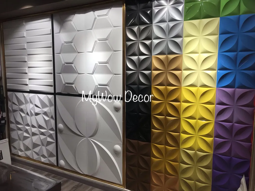 3D PVC Wall Panel Display