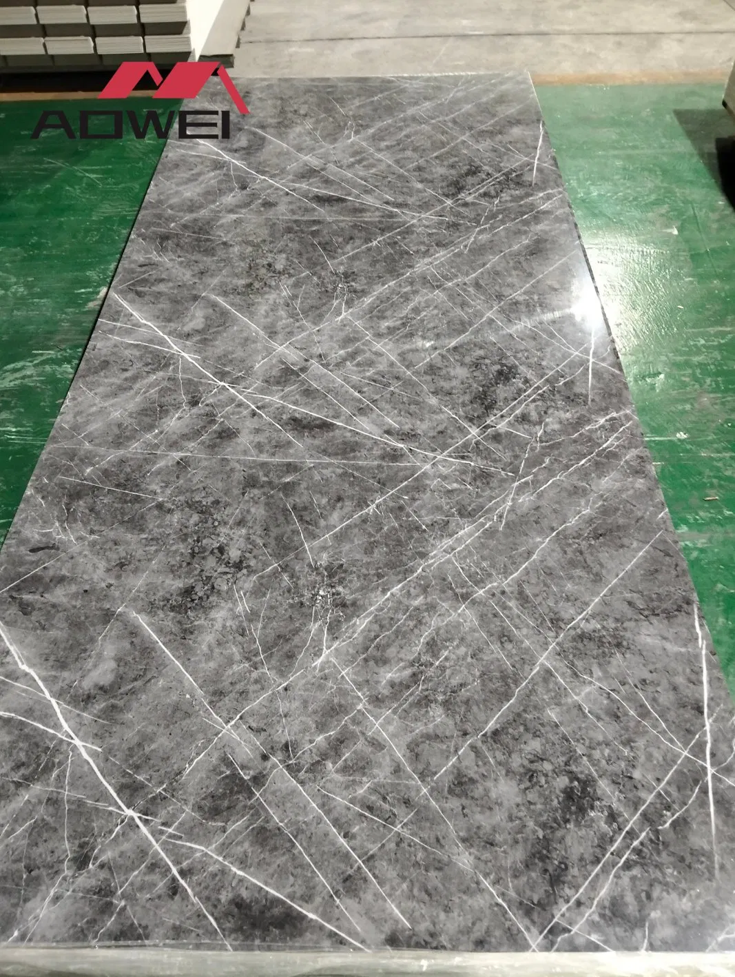Eco Friendly Waterproof UV Protective Stone Plastic Marble Composite Marble Sheet for Hotel Elevator Lobby