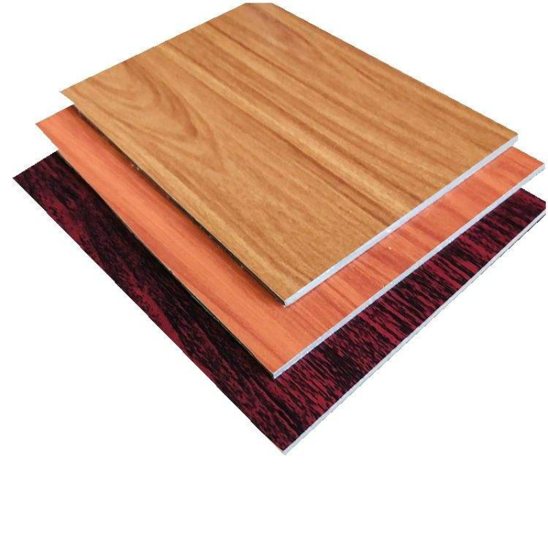 Wood Grain External Wall Panel Fireproof Aluminum Composite Panels