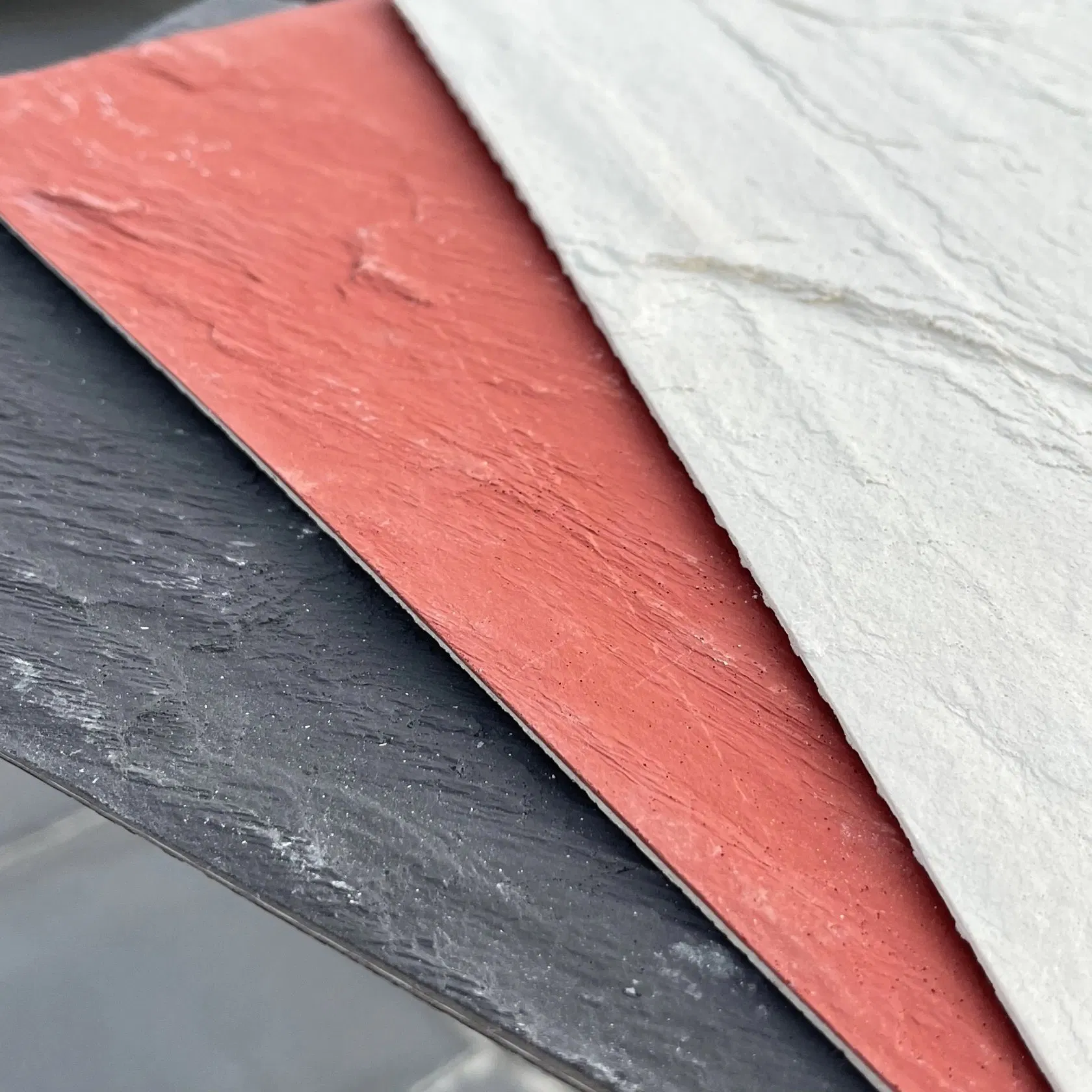 Customized Flexible Stone Shale Pattern Veneer Granite Durable Lightweight Natural Stone Panels for Hotel Public Building Office