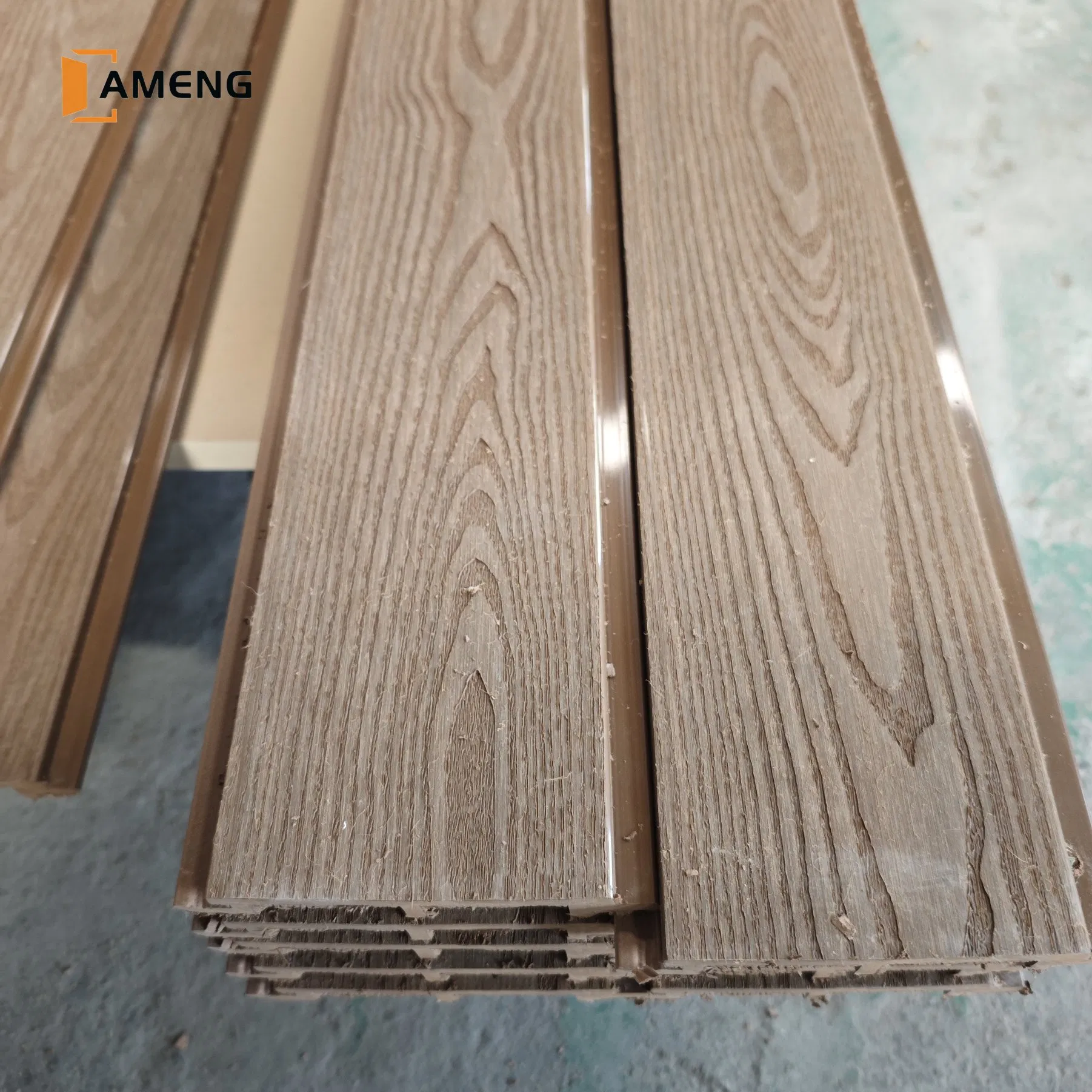 Decorative Exterior Wood Plastic Composite Fluted ASA WPC Co-Extruded Wall Cladding Panel