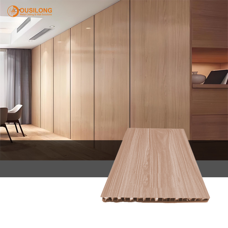 Durable Aluminum Honeycomb Core Panel Corrosion Resistant Interior Partition Wall Panel