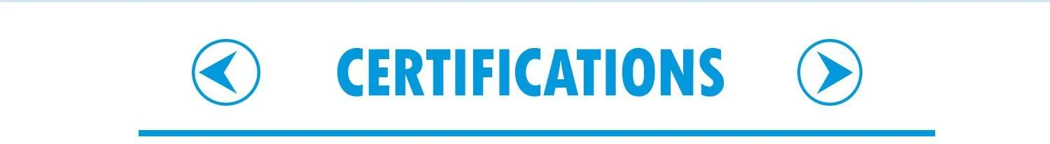 Certifications Banner
