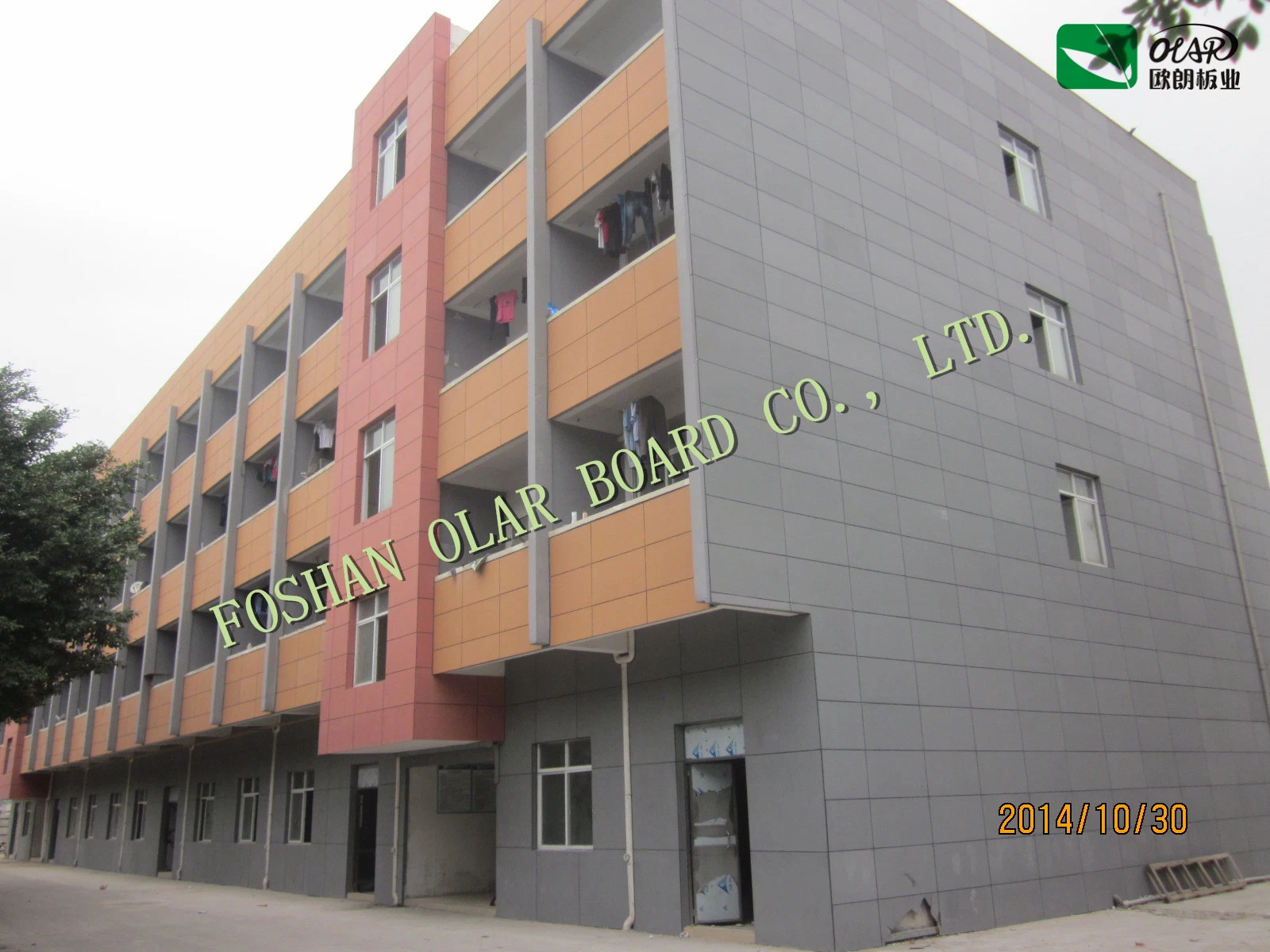 Fiber Cement Board--En12467 Curtain Wall Color-Though Cladding CE Marking