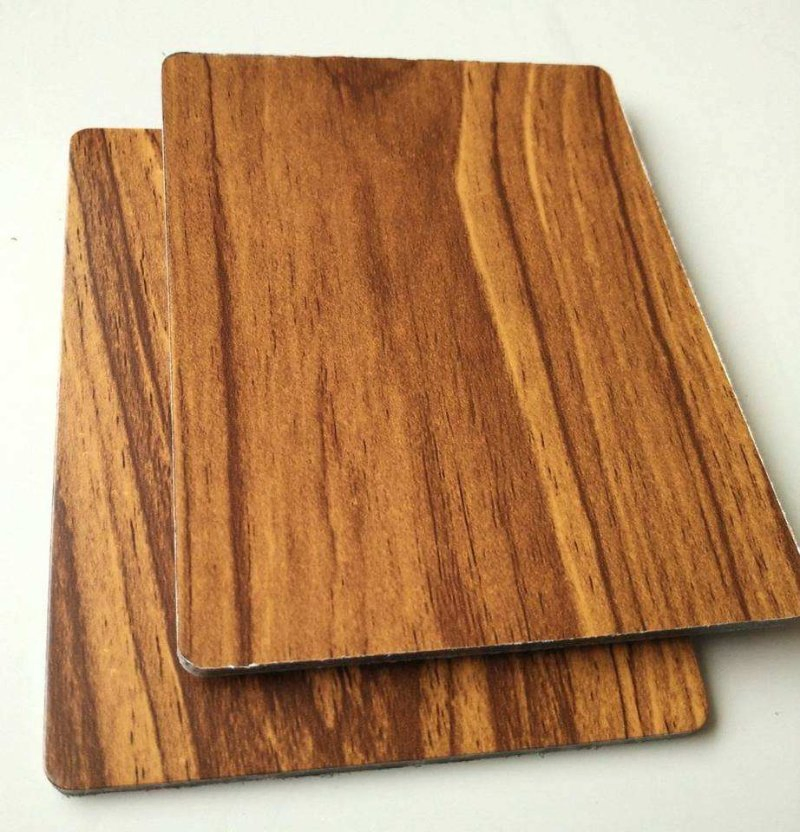 Wood Grain External Wall Panel Fireproof Aluminum Composite Panels