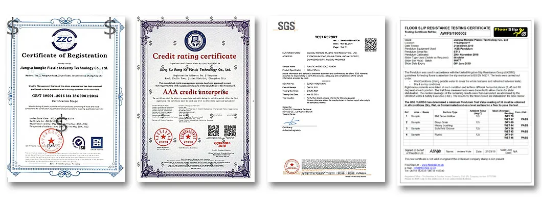 Certificates