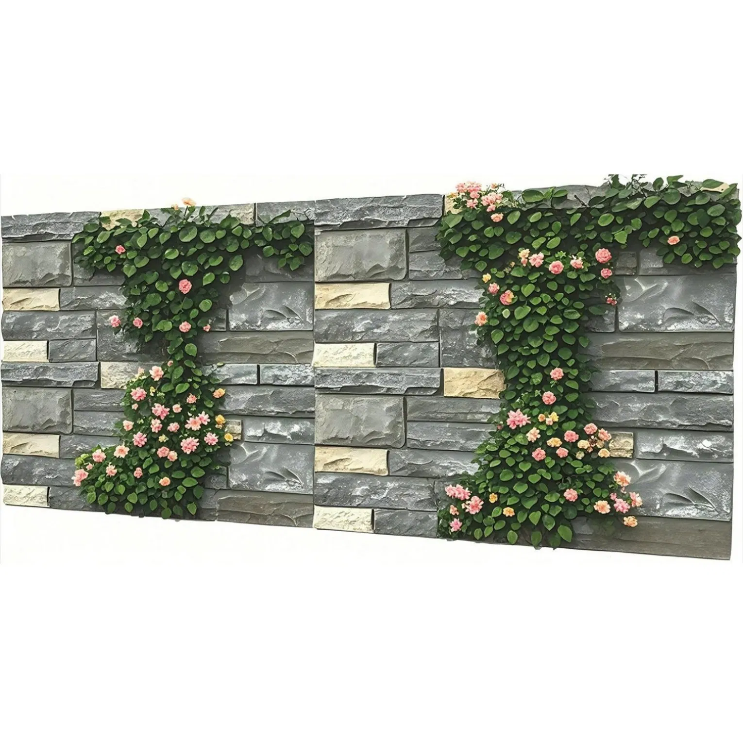 New Style Culture Artificial Stone Component Rectangle 3D Interior and Exterior Wall Panel PU Stone Wall Decoration Panel