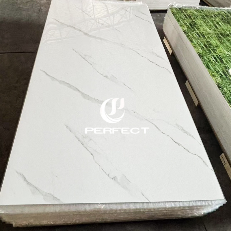 UV Marble Wall Panel 3D Textured Surface - Anti-Slip &amp; Modern Design