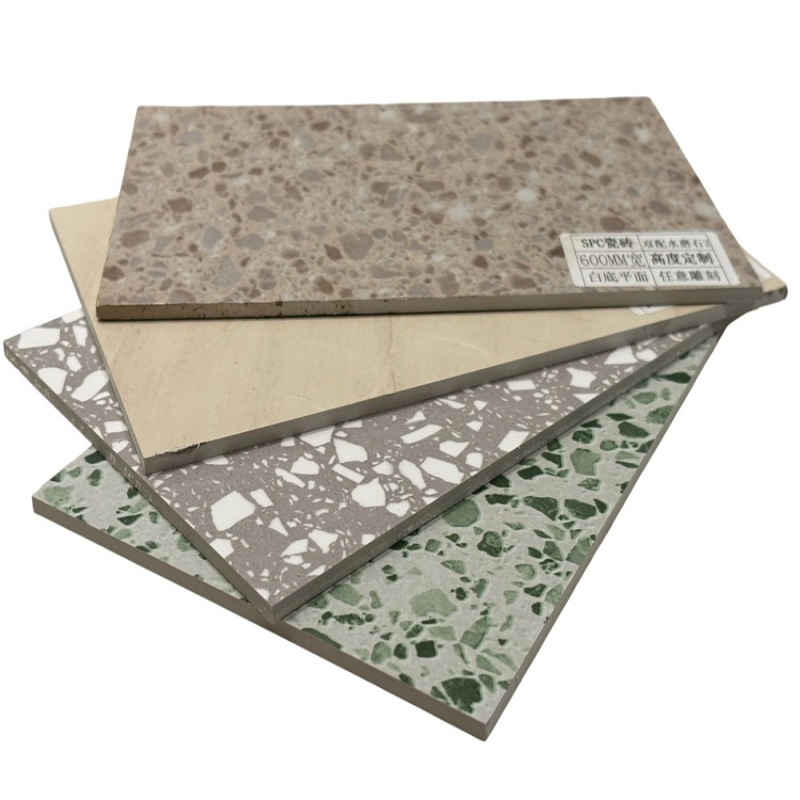 Factory Customized Home Decoration Spc WPC UV Concavo-Convex Style Marble Fabric Carbon Stone Sheet Wood Fiber Flexible Crystal 3D Wall Panel PVC Marble Sheet