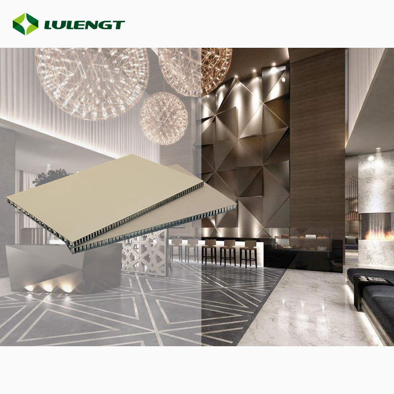 Moisture-Proof 8mm Indoor Sandwich Decorative Material Wall Panel Decoration Stainless Steel Aluminum Honeycomb and Steel Composite Decorative Panel