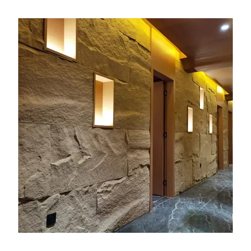 PU Stone Wall Panel Application 1