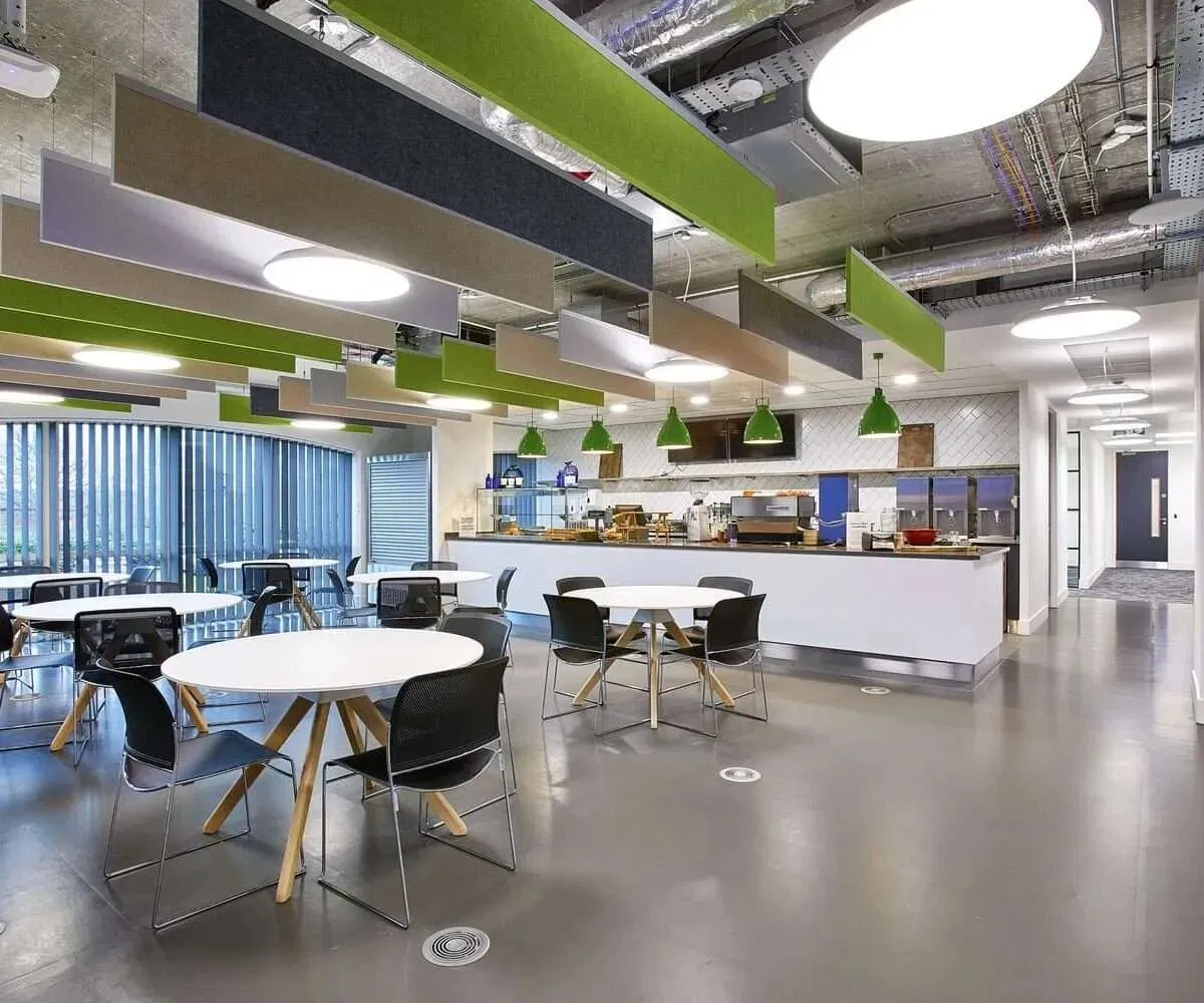 Modern 3D Acoustic Wall Tiles Textured Polyester Panels - Design with Noise Control