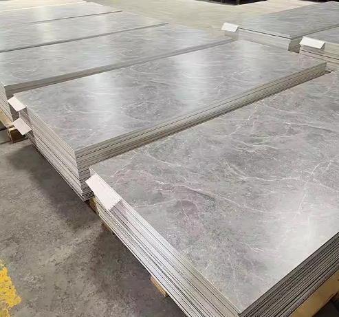 Durable 1220*2440mm Spc Wall Panel UV Marble PVC Marble Sheet for Interior Decoration