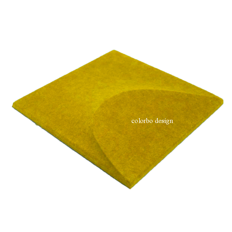 Geometric Art 3d 10 pack Yellow 12''x12'' &nbsp;Acoustic Wall Panels for Stylish Interior Design