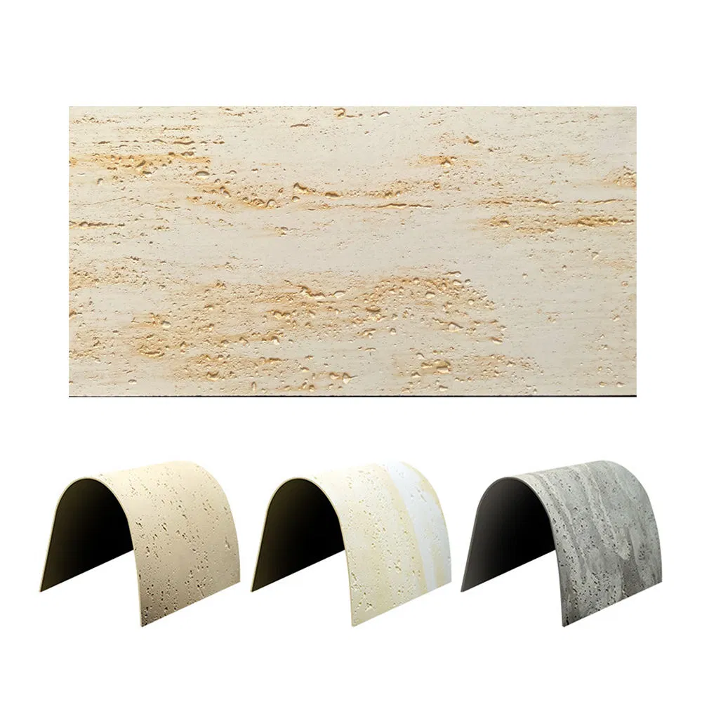 Hot Sale Soft Ceramic Panel Self Adhesive Outdoor Soft Flexible Stone Veneer Wall Tile Flexible Stone Cladding Veneer Sheets Panels Wholesale PVC Wall Panel