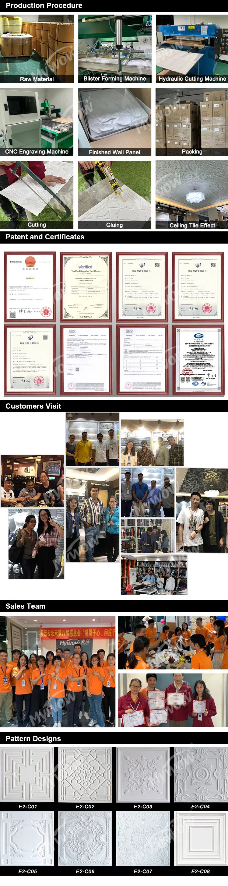 3D PVC Wall Panel Catalog