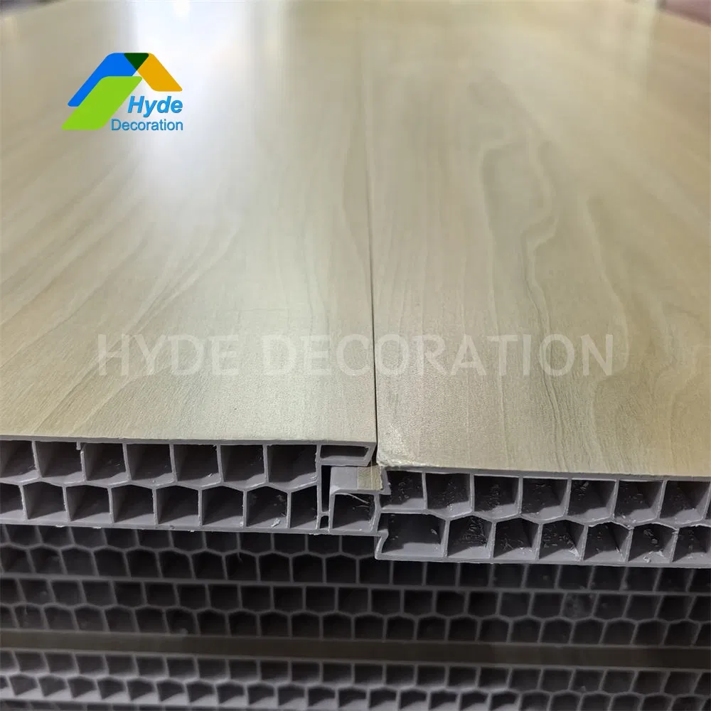 High Quality 400X26mm Hollow PVC Interior Decorative Wall Partition Panel for Hotel House Office