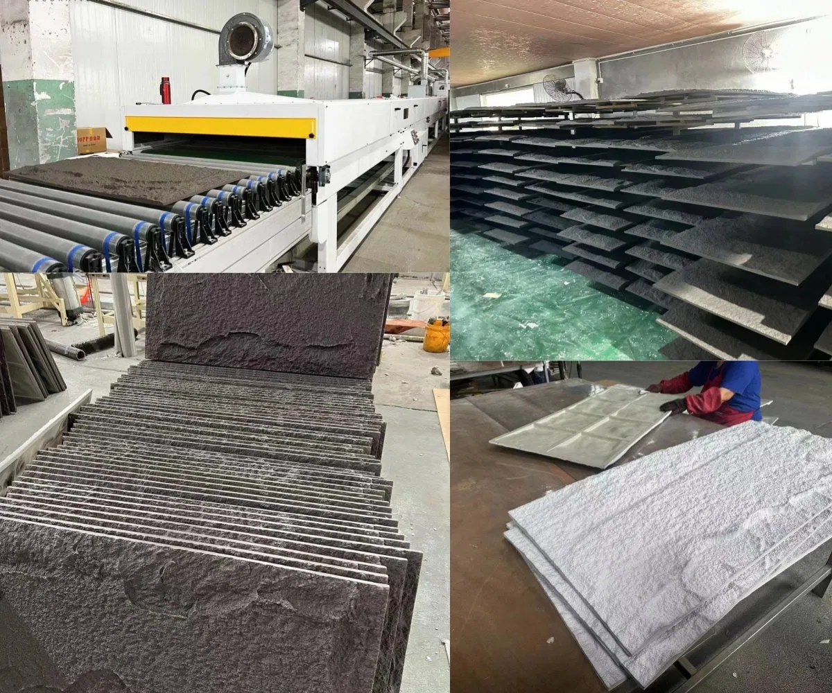 Wholesale Indoor Wall Board 3D Artificial Rock Culture PU Stone Panel