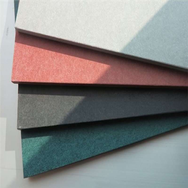 Through-Colored Fiber Cement Board for Exterior Wall Clad Rainscreen with Customized Colors