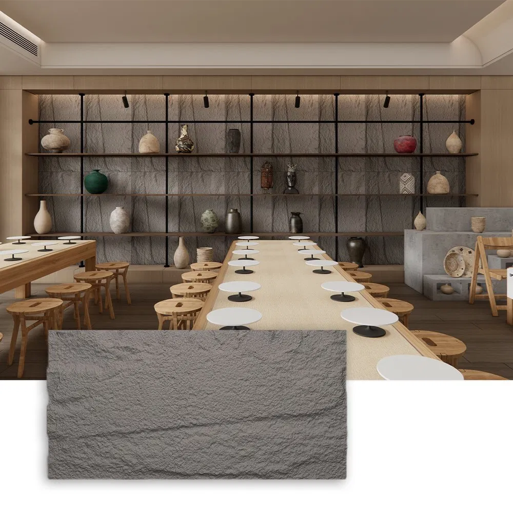 PU Stone Wall Panel Artificial Culture Stone Lightweight Decorative Wall Cladding