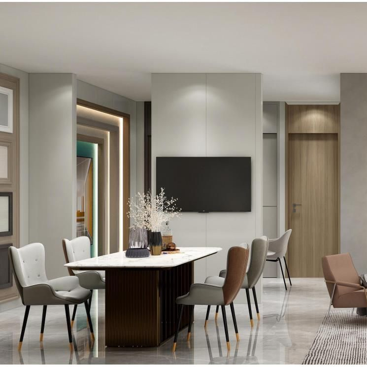 Eco-Friendly Waterproof Material WPC Wall Panel for Home and Office Decoration with Factory Price