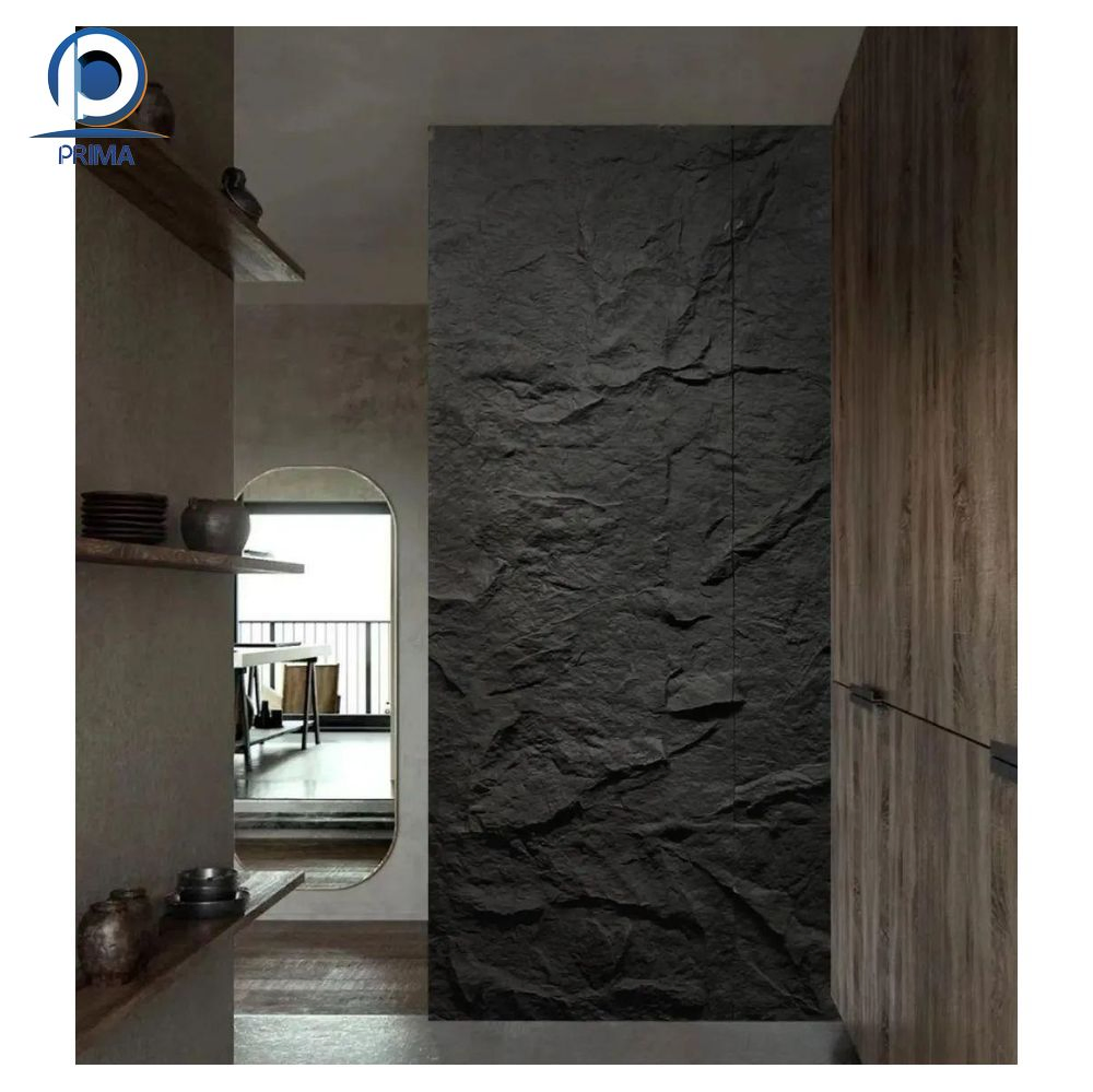 Modern Style Faux Culture Exterior Wall Panels Cladding 3D Polyurethane Artificial Stone Brick PU Stone