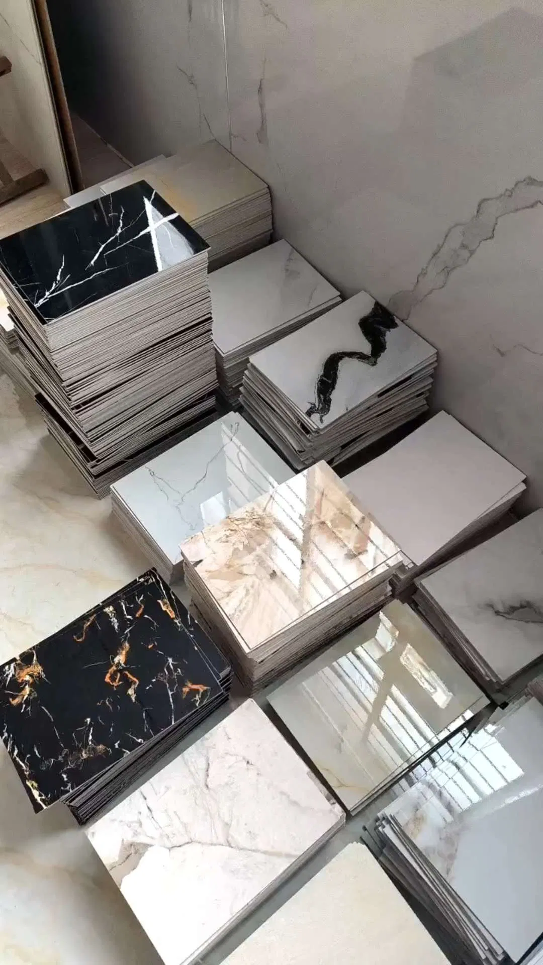 Polished Long-Lasting PVC Marble Sheet for Wall Decoration