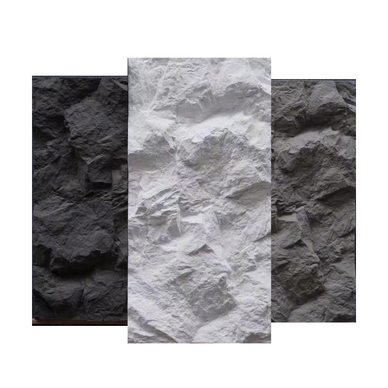 PU Artificial Culture Stone Indoor Outdoor PU Mushroom Stone Decorative Wall Panel