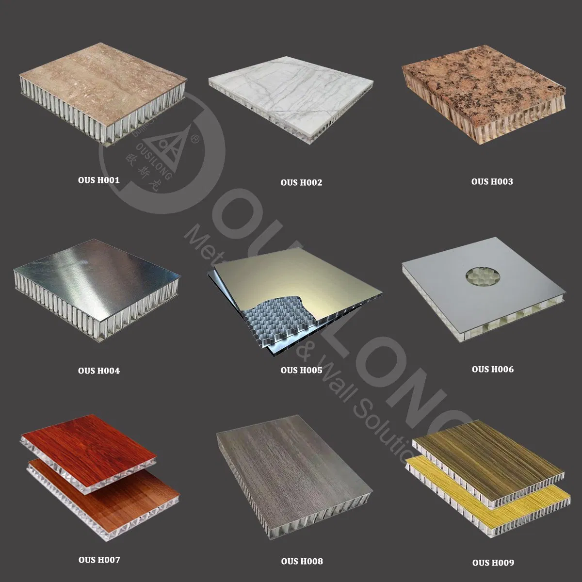 Durable Aluminum Honeycomb Core Panel Corrosion Resistant Interior Partition Wall Panel