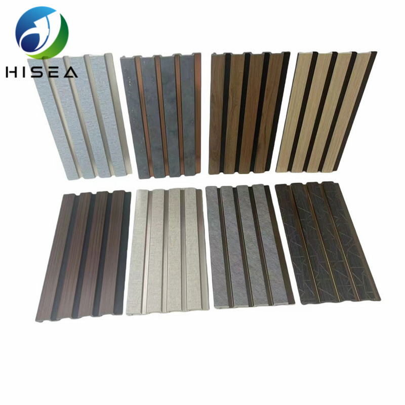Modern 3D Textured PVC Interior Wall Decoration Fluted Wall Panel