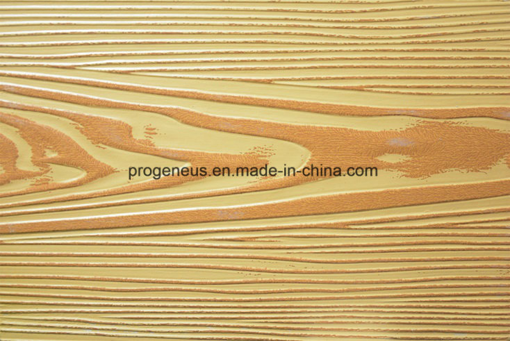Factory Waterproof Wooden Grain Siding Panel Fiber Cement Board for External Wall