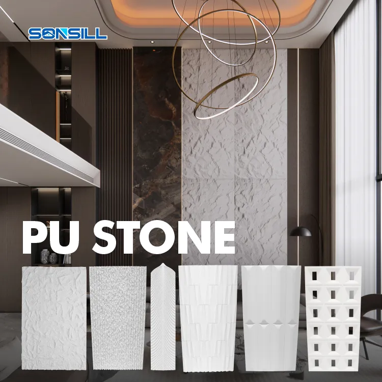 PU Stone Panel Banner