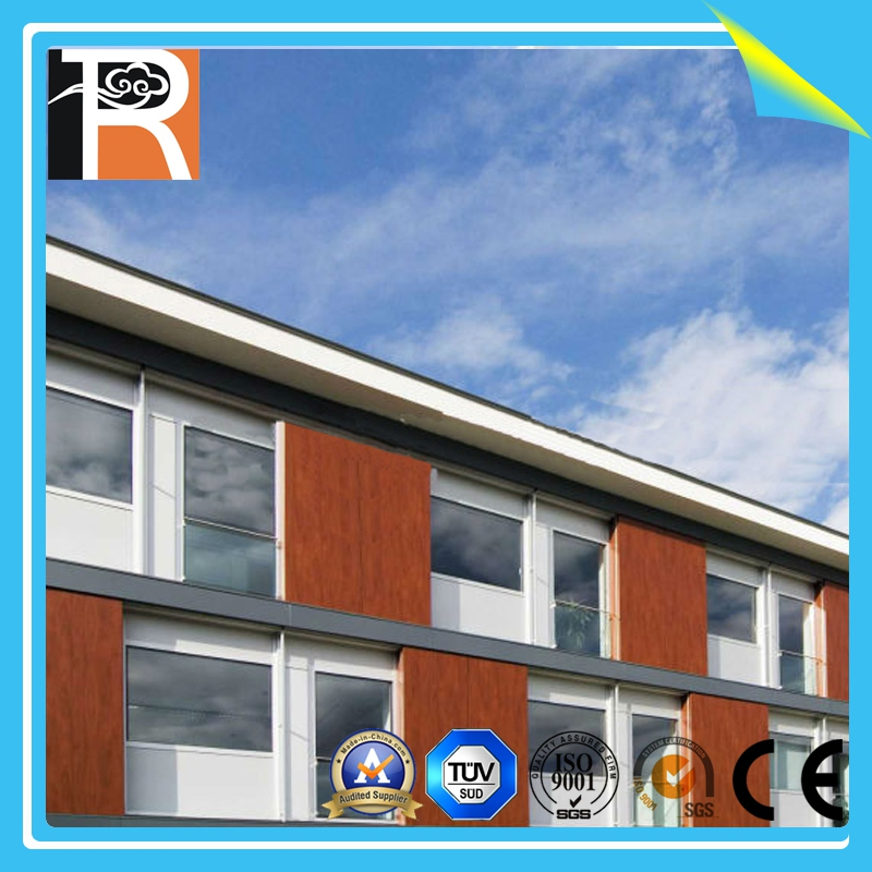Waterproof Decorative Fireproof Board UV Resistant Exterior Compact Laminate Sheet Wall Panel Burning Material Exterior Wall HPL (EL-13) for Building/Exterior