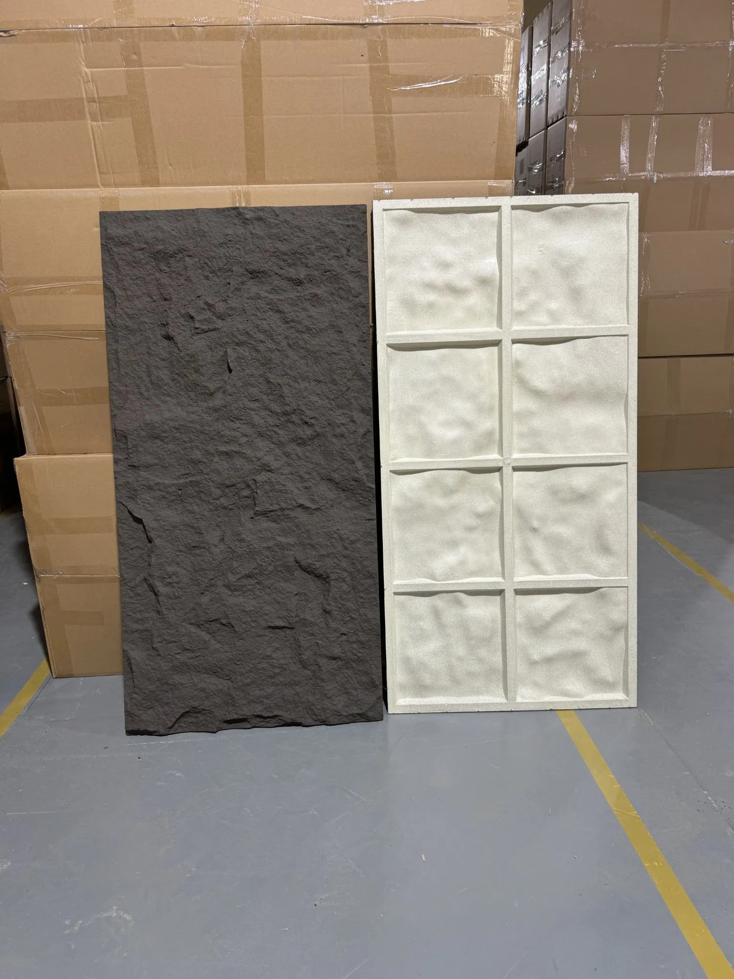 PU Artificial Culture Stone Indoor Outdoor PU Mushroom Stone Decorative Wall Panel