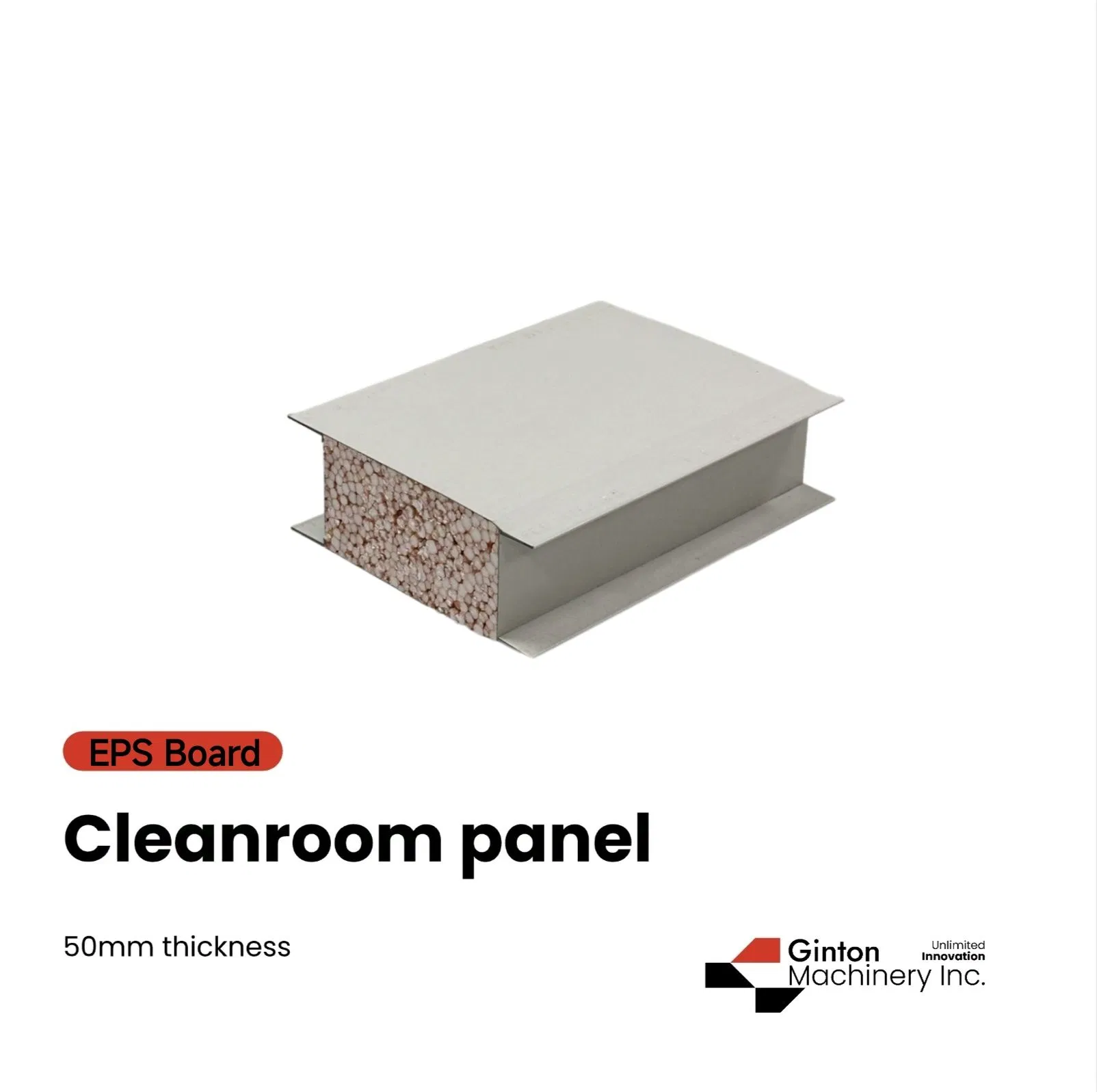 MGO/EPS/Rockwool 150mm Interior Sandwich Wall Panel for Room Partition