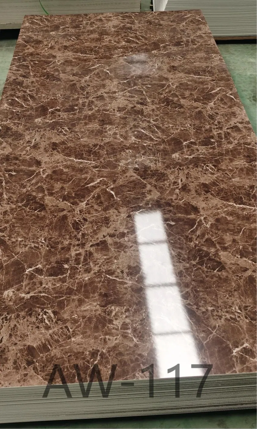 UV Protective Stone Plastic Composite Marble Sheet for Restaurant Terrace Cladding