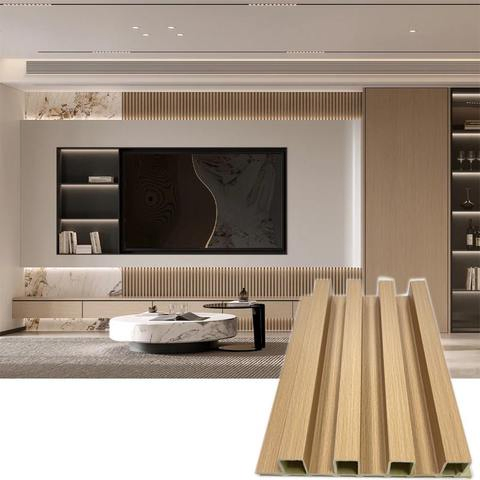 Elegant Office Partition Panel Decoration Material Wall Panel WPC Board Panel Thermal Insulation Interior Wall Decoration Wall Covering Wall Cladding