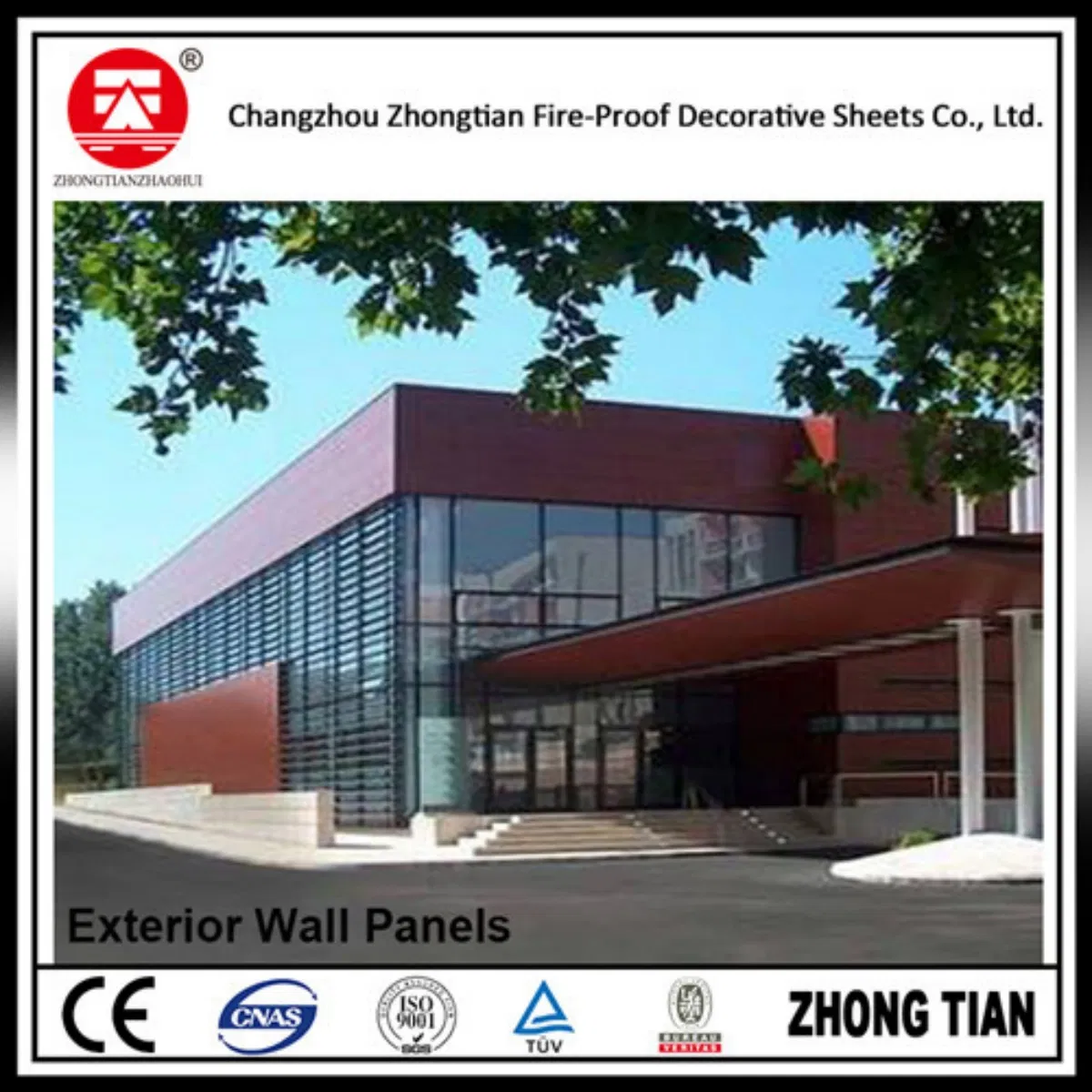 Exterior HPL Panel /HPL Wall Cladding Fixing System for Outdoor Use with Great Price