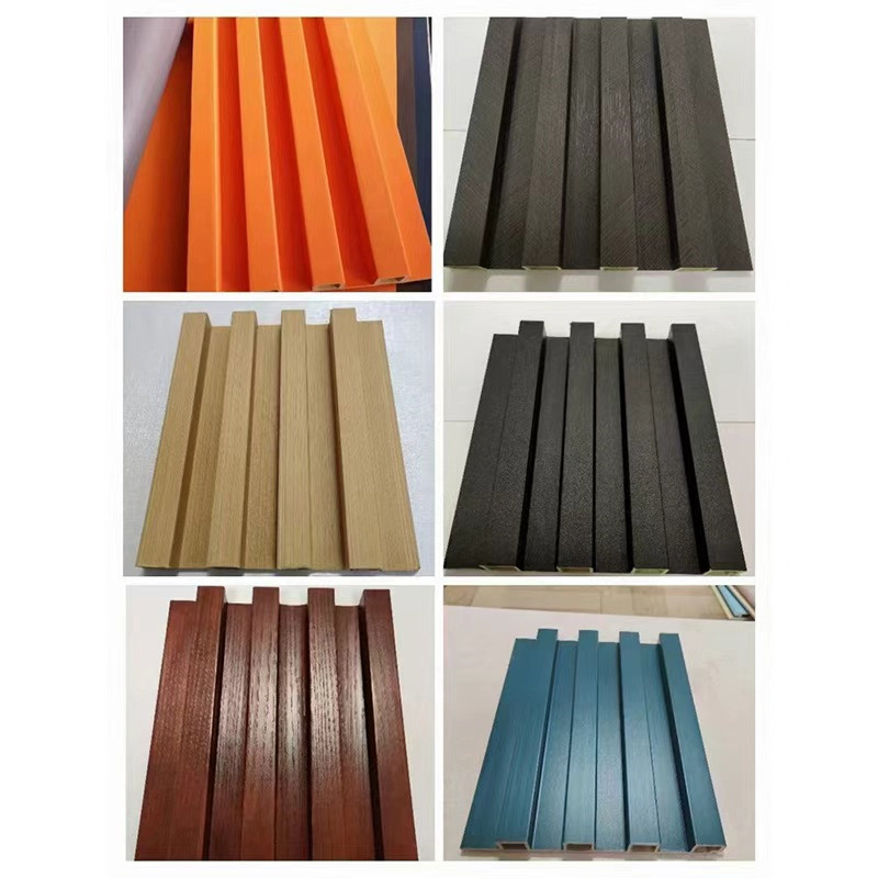 Modern 3D Textured PVC Interior Wall Decoration Fluted Wall Panel