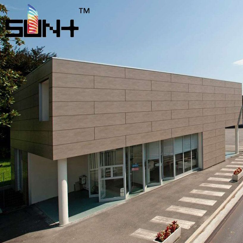 Factory Price Anti-UV Compact Fireproof High Pressure Laminate Waterproof Outdoor Exterior Wall Decorative Phenolic Formica HPL Panel for Building Decoration