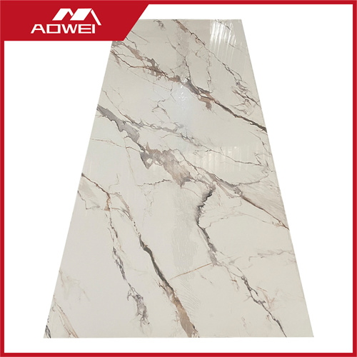 UV Protective Impact Resistant Stone Plastic Composite Marble Sheet for School Library Wall