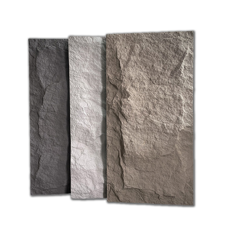 Wholesale Light Weight Outdoor Exterior Decorative PU Stone Culture Artificial Stone Interior and Exterior Wall Panels