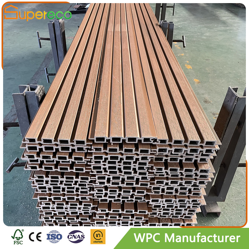 Supereco Waterproof Outdoor 218X24mm Co-Extrusion WPC Wall Cladding WPC Wall Panel
